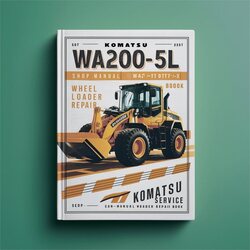 Komatsu WA200-5L Wa200pt-5l Shop Wheel Loader Book Service Repair Workshop Manual PDF