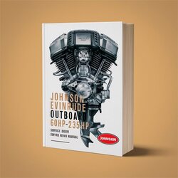 1973-1991 Johnson Evinrude Outboard 60HP-235HP Service Repair Workshop Manual PDF
