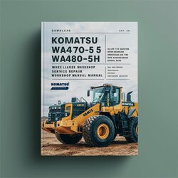 Komatsu WA470-5 WA480-5 WA470-5H WA480-5H Wheel Loader Service Repair Workshop Manual PDF
