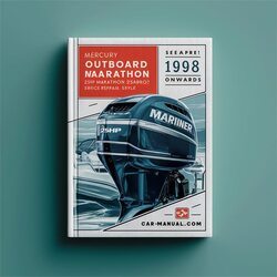 1998 Mercury Mariner Outboard 25HP Marathon Seapro 2 Stroke Onwards Service Repair Workshop Manual PDF