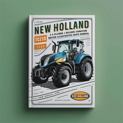 NEW Holland TC21D 3 Cylinder Deluxe Compact Tractor Master Illustrated Book Parts Catalog PDF