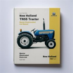 NEW Holland TN65 Turf Tractor Master Illustrated Book Parts Catalog PDF