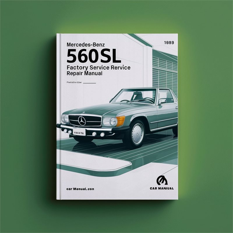 1986-1989 Mercedes Benz 560SL Service Repair Workshop Manual PDF