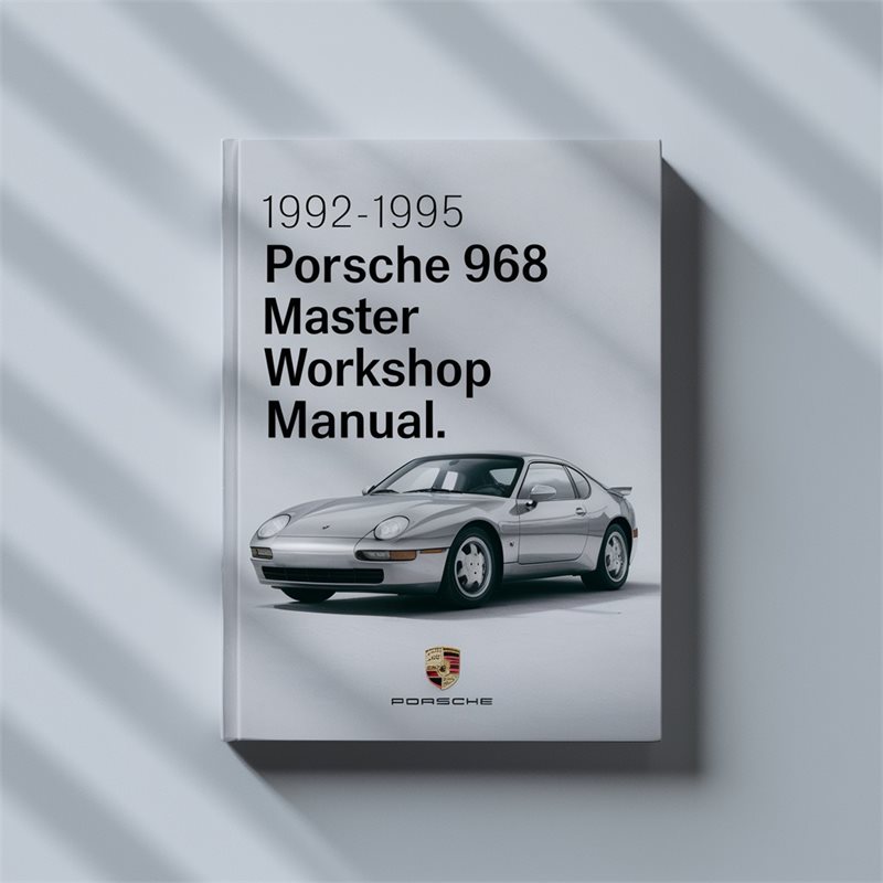 1992-1995 Porsche 968 Master Service Repair Workshop Manual PDF