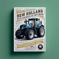 NEW Holland TN75D Deluxe Tractor Master Illustrated Book Parts Catalog PDF