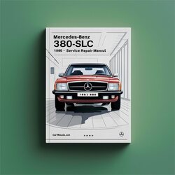 1981-1985 Mercedes Benz 380sl-380slc Service Repair Workshop Manual PDF