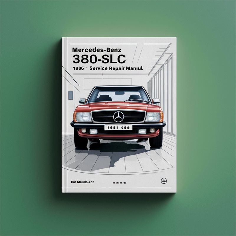 1981-1985 Mercedes Benz 380sl-380slc Service Repair Workshop Manual PDF