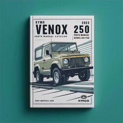 2003 Kymco Venox 250 Parts Catalog PDF