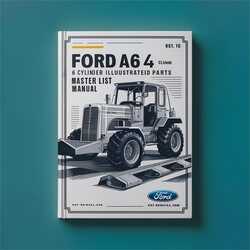 Ford A64 6 Cylinder Wheel Loader Master Illustrated Book Parts Catalog PDF