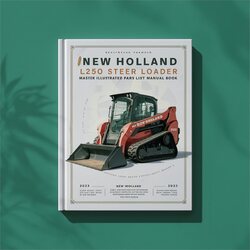 NEW Holland L250 Skid Steer Loader Master Illustrated Book Parts Catalog PDF