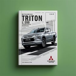 Mitsubishi Engines Manuals Triton L200 Service Repair Workshop Manual PDF