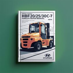 Hyundai Hbf20/25/30c-7 Forklift Truck Service Repair Workshop Manual PDF