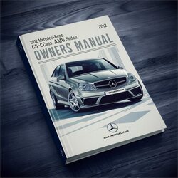 2012 Volkswagen Sedan Mercedes-benz C-CLASS C63 AMG Owners Owner's Manual PDF