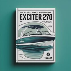 1999 Yamaha Jet Boat Exciter 270 Service Repair Workshop Manual PDF
