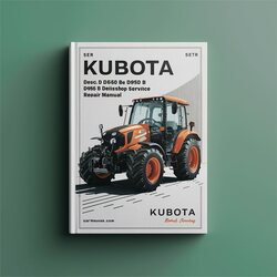 Kubota D650 B D750 D850 DH850 D950 Diesel Engine Service Repair Workshop Manual PDF