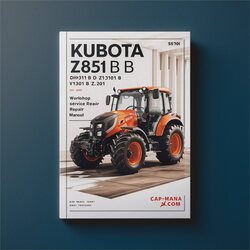 Kubota Z751 B Z851 DH1101 D1301 V1501 V1701 S2200 S2600 Diesel Engine Service Repair Workshop Manual PDF
