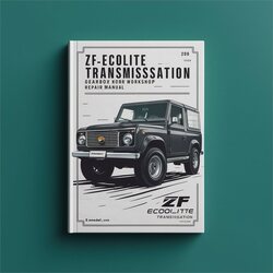 ZF Ecolite Transmission Gearbox Service Repair Workshop Manual PDF