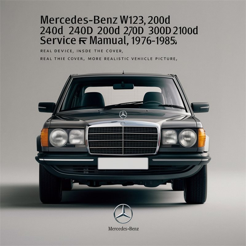 1976-1985 Mercedes W123 Benz 200D 240D 240TD 300D 300TD Service Repair Workshop Manual PDF