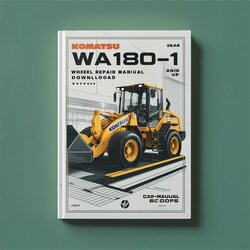Komatsu WA180-1 Wheel Loader -10001 Up Service Repair Workshop Manual PDF