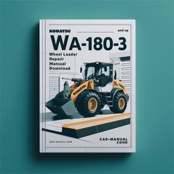 Komatsu WA180-3 Wheel Loader -50001 Up Service Repair Workshop Manual PDF