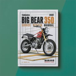 2001 Yamaha Big Bear 350 Service Repair Manual 01 