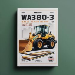 Komatsu WA380-3 Wheel Loader -16001 Up Service Repair Workshop Manual PDF