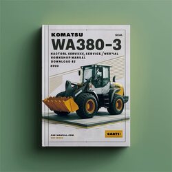 Komatsu WA380-3 Wheel Loader / 2 (wa380-3 Serial Wa380h20051 Up) Service Repair Workshop Manual PDF