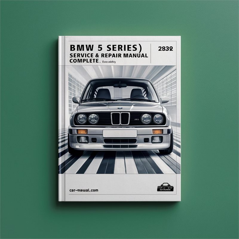 BMW 5 Series (E34) (english German) Service Repair Workshop Manual PDF