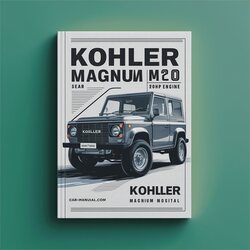 Kohler Magnum Models Model M20 20HP Engine Service Repair Workshop Manual PDF