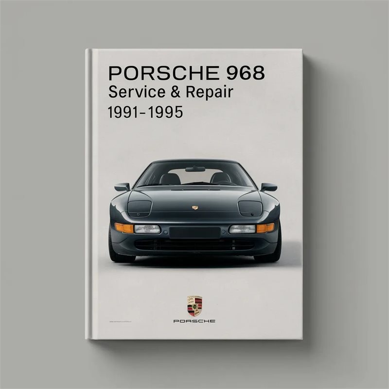 1991-1995 Porsche 968 Service Repair Workshop Manual PDF