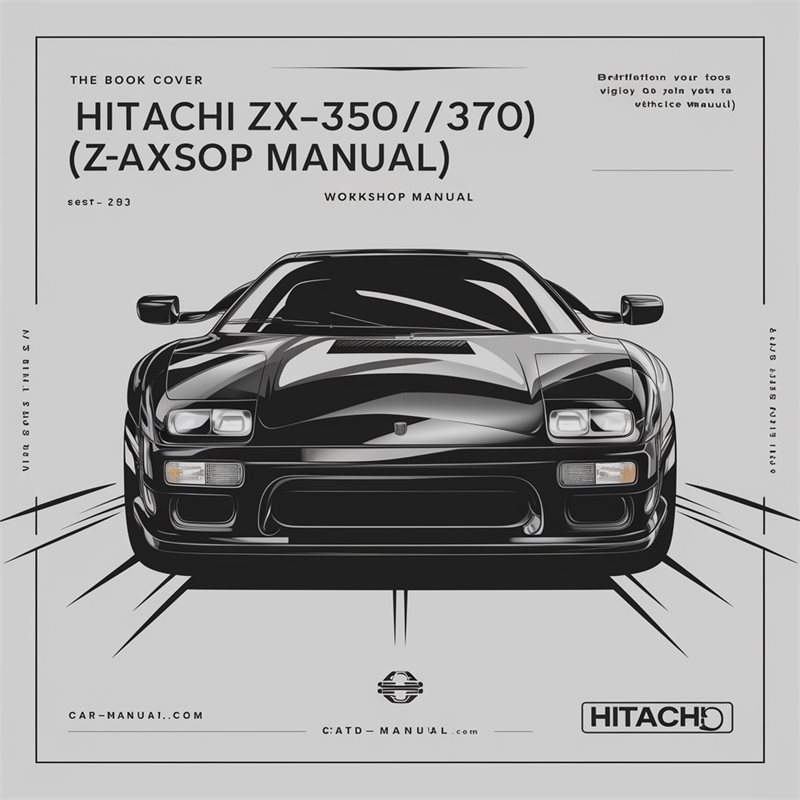 Hitachi Zx-330/350/370 (ZAXIS) Service Repair Workshop Manual PDF