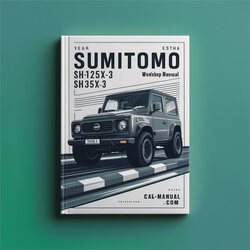 Sumitomo Sh125x-3/sh135x-3 Service Repair Workshop Manual PDF