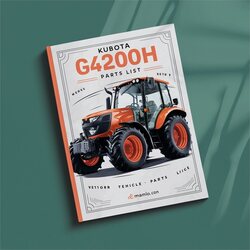 Kubota G4200H Tractors Parts Catalog PDF
