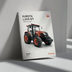 Kubota L245DT Tractors Parts Catalog PDF