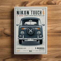 Nikon Fun Touch 6 AF 240SV Quartz Date QD Self Parts Catalog PDF