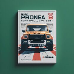 Nikon Pronea S Parts Catalog PDF