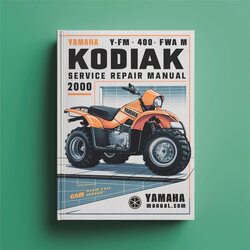 2000 Yamaha YFM 400 FWA M Kodiak Service Repair Workshop Manual PDF