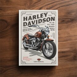 1970-1978 Harley Davidson Model 125 FL FLH FX FXE FXS Models Service Repair Workshop Manual PDF