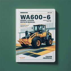 Komatsu WA600-6 Galeo Wheel Loader 60001 Up Service Repair Workshop Manual PDF