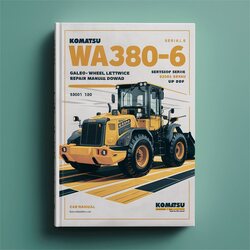 Komatsu WA380-6 Galeo Wheel Loader Serial 65001 Up Service Repair Workshop Manual PDF