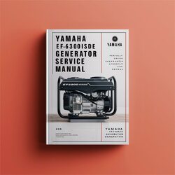 Yamaha EF6300ISDE Generator Service Repair Workshop Manual PDF