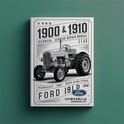 Ford 1900 1910 Tractor Shop Service Repair Workshop Manual PDF
