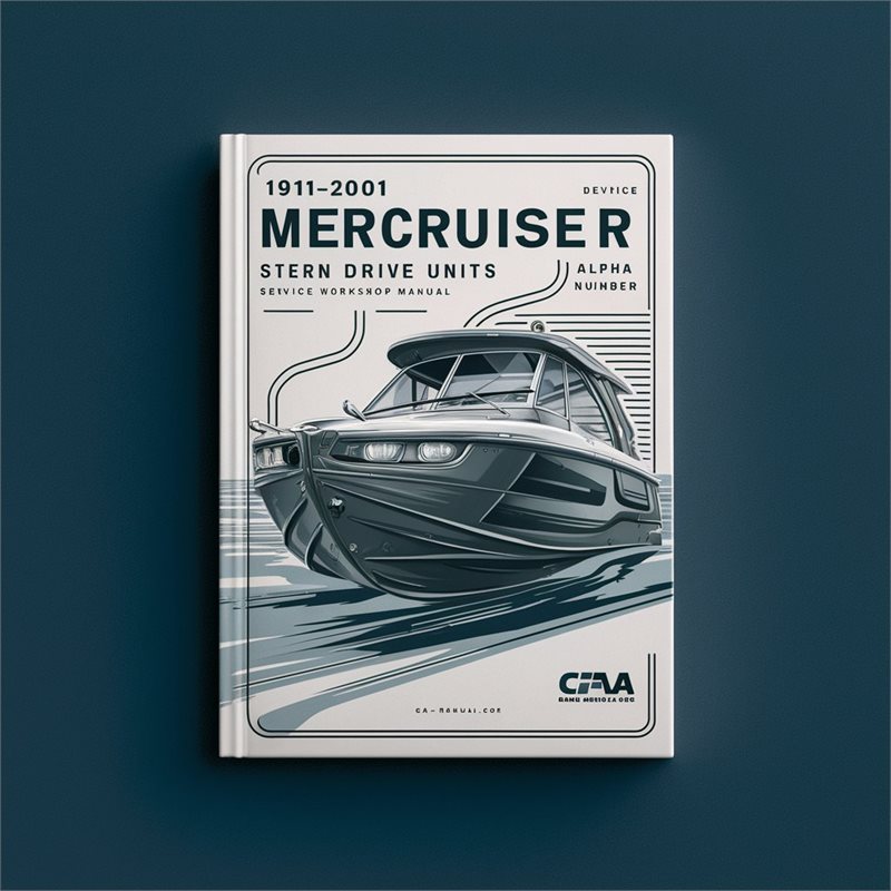 1991-2001 Mercruiser Stern Drive Units Alpha Number 14 Service Repair Workshop Manual PDF