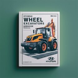 Hyundai Wheel Excavators R95W-3 Service Repair Workshop Manual PDF