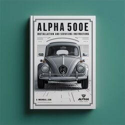 Alpha 500E Boiler Installation Servicing Service Repair Workshop Manual PDF
