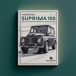 Potterton Suprima 100 Gcno.41 607 82 Installation Servicing Service Repair Workshop Manual PDF