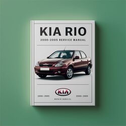 2000 Kia Rio 01 02 03 04 05 Service Repair Workshop Manual PDF