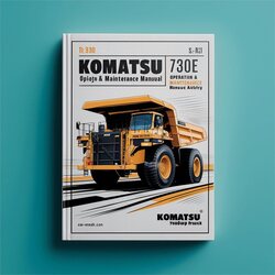 Komatsu 730E Dump Truck Operation (s/n: A30181-a30211) Service Repair Workshop Manual PDF