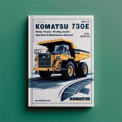 Komatsu 730E Dump Truck Trolley Assist Operation (s/n: A30212-a30354) Service Repair Workshop Manual PDF