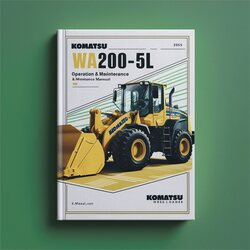 Komatsu WA200-5L Wheel Loader Operation Service Repair Workshop Manual PDF